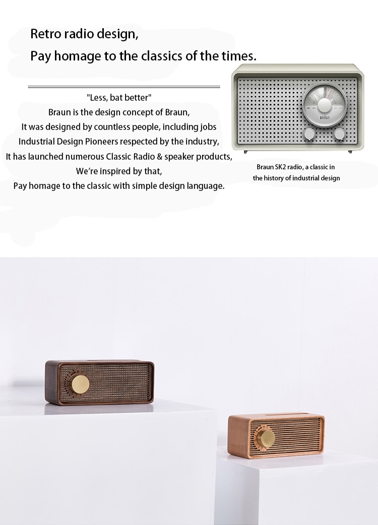 Retro Radio Wooden Musical Box